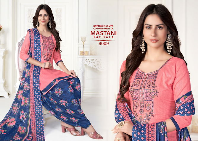 Mastani Patiyala 9 Printed Cotton Casual Daily Wear Dress Material Collection